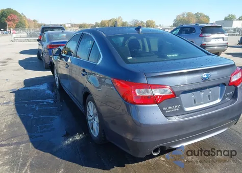 2016 Subaru Legacy 2.5I Premium из США, поврежденный, VIN 4S3BNBC67G3052045